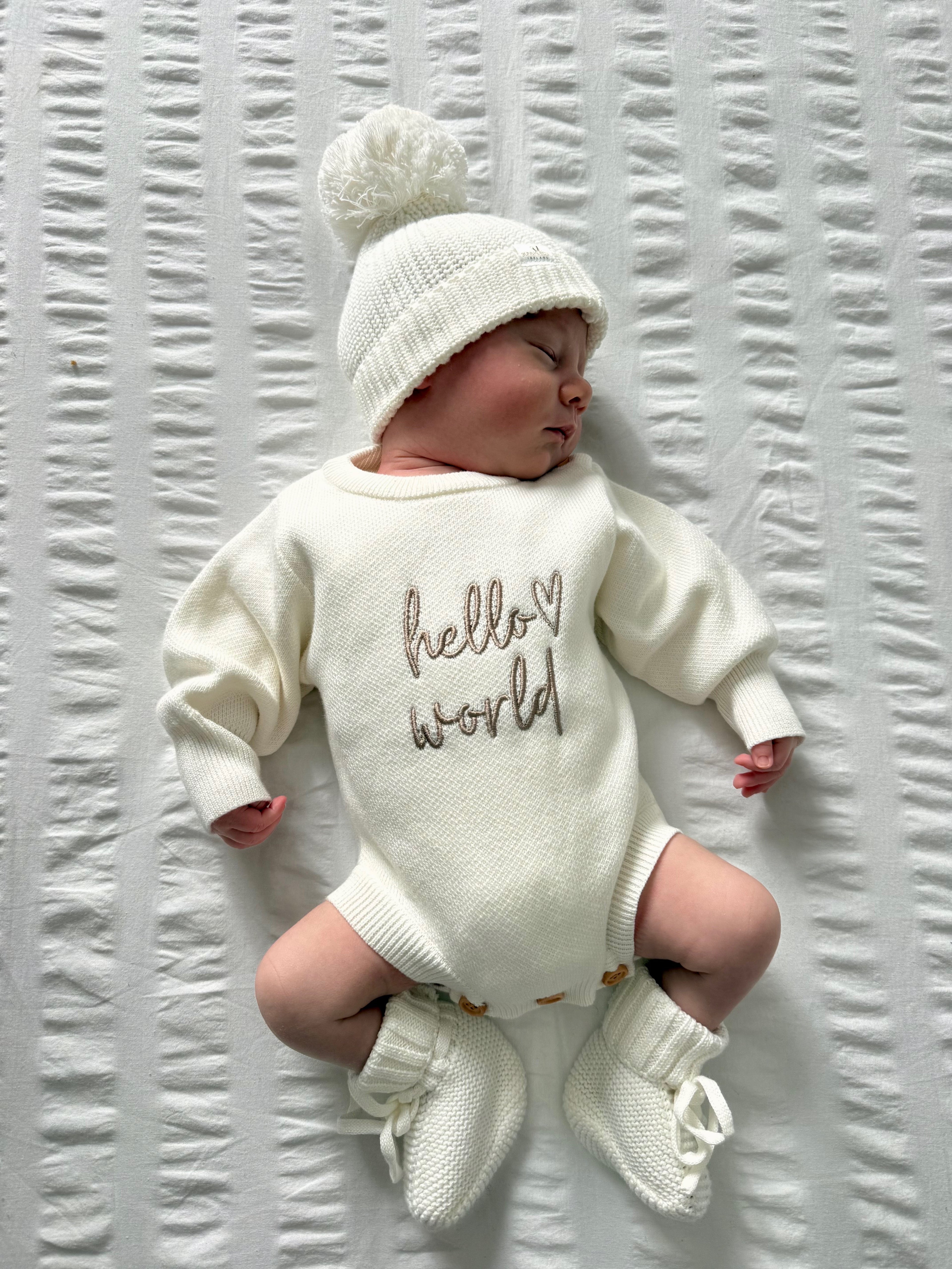 Ivory Button Romper Bundle (Personalisation Available)