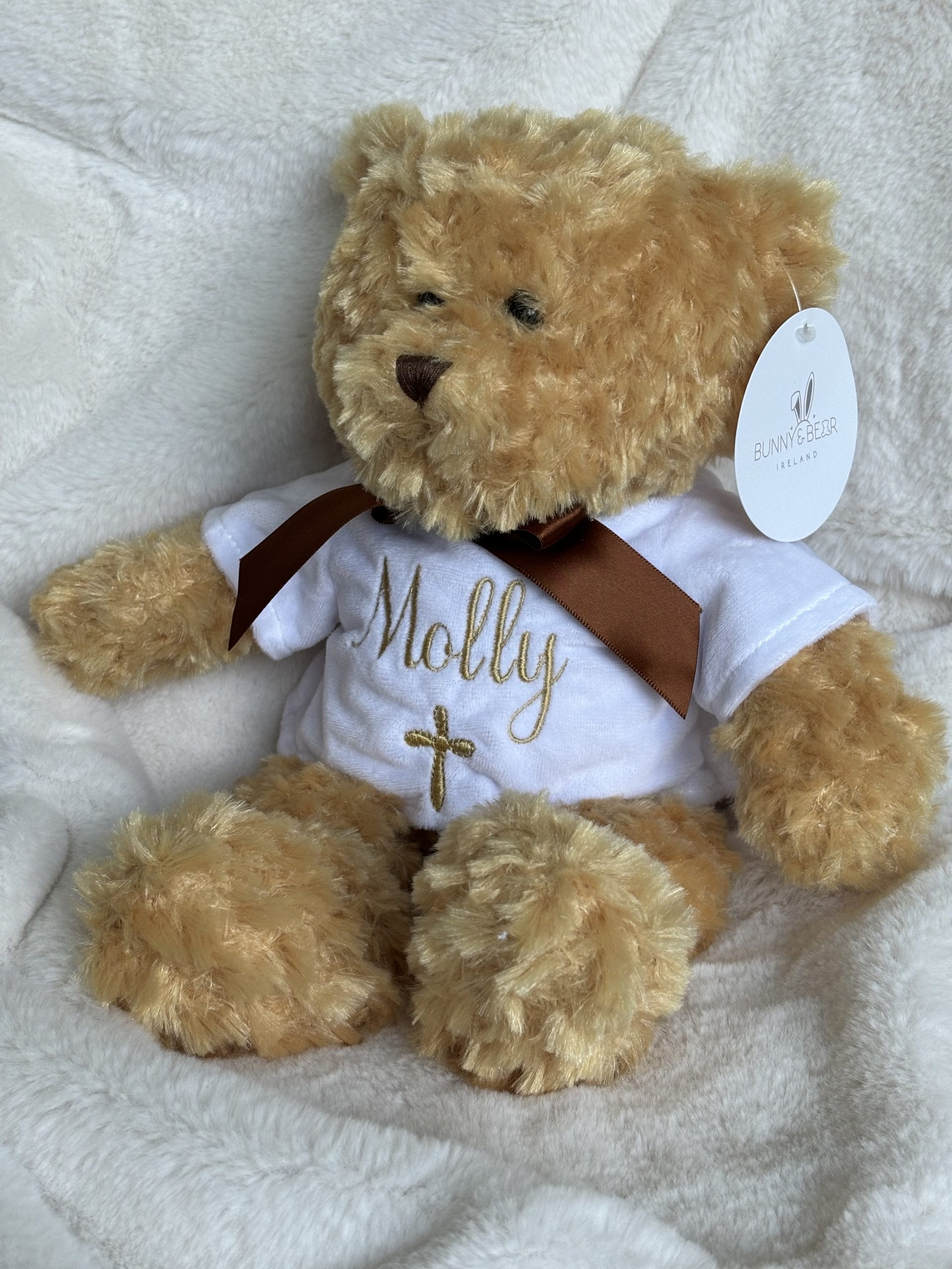 Christening Teddy Bear (Personalisation Available)