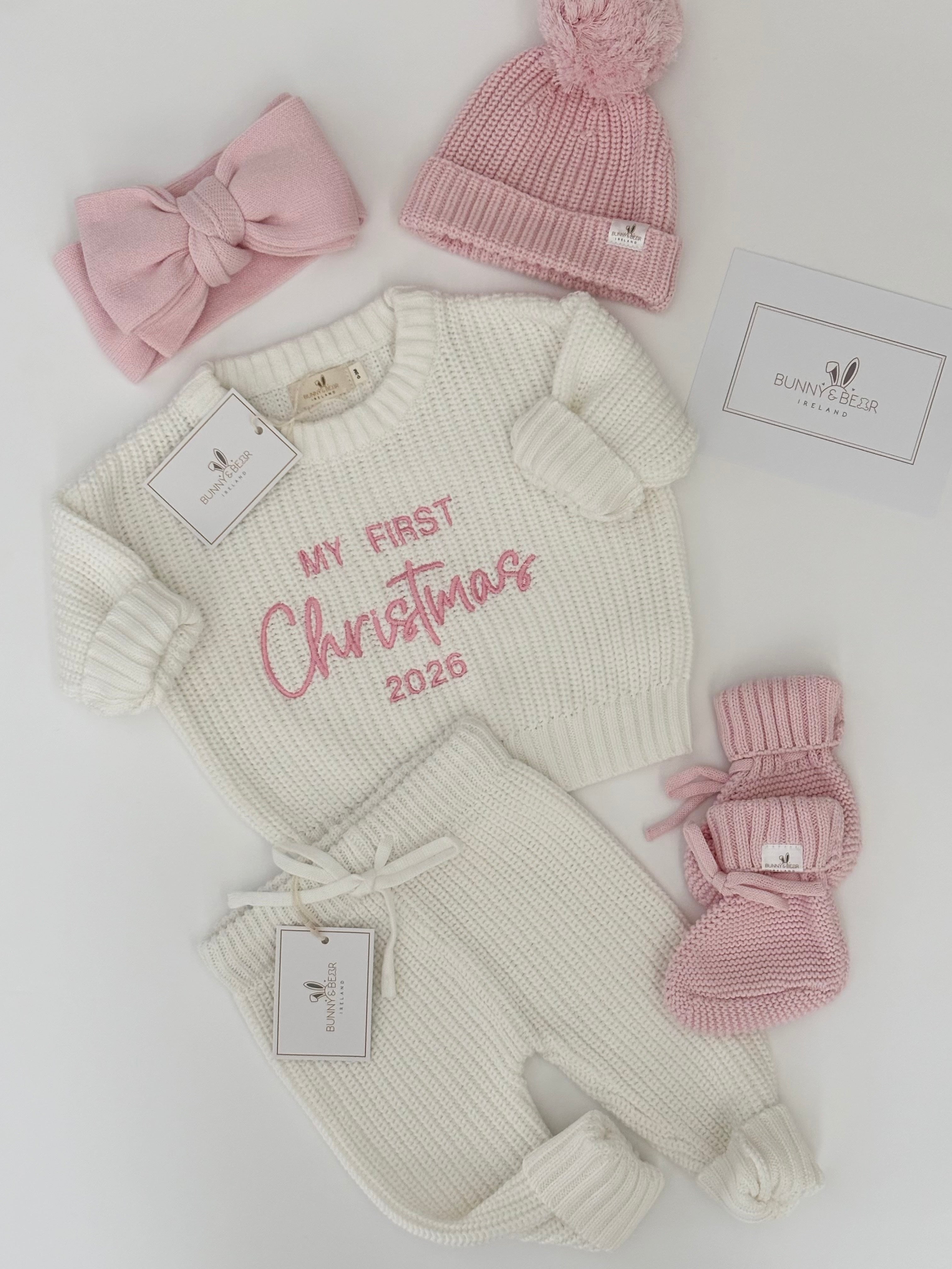 My First Christmas - Soft Pink  (Personalisation Available)