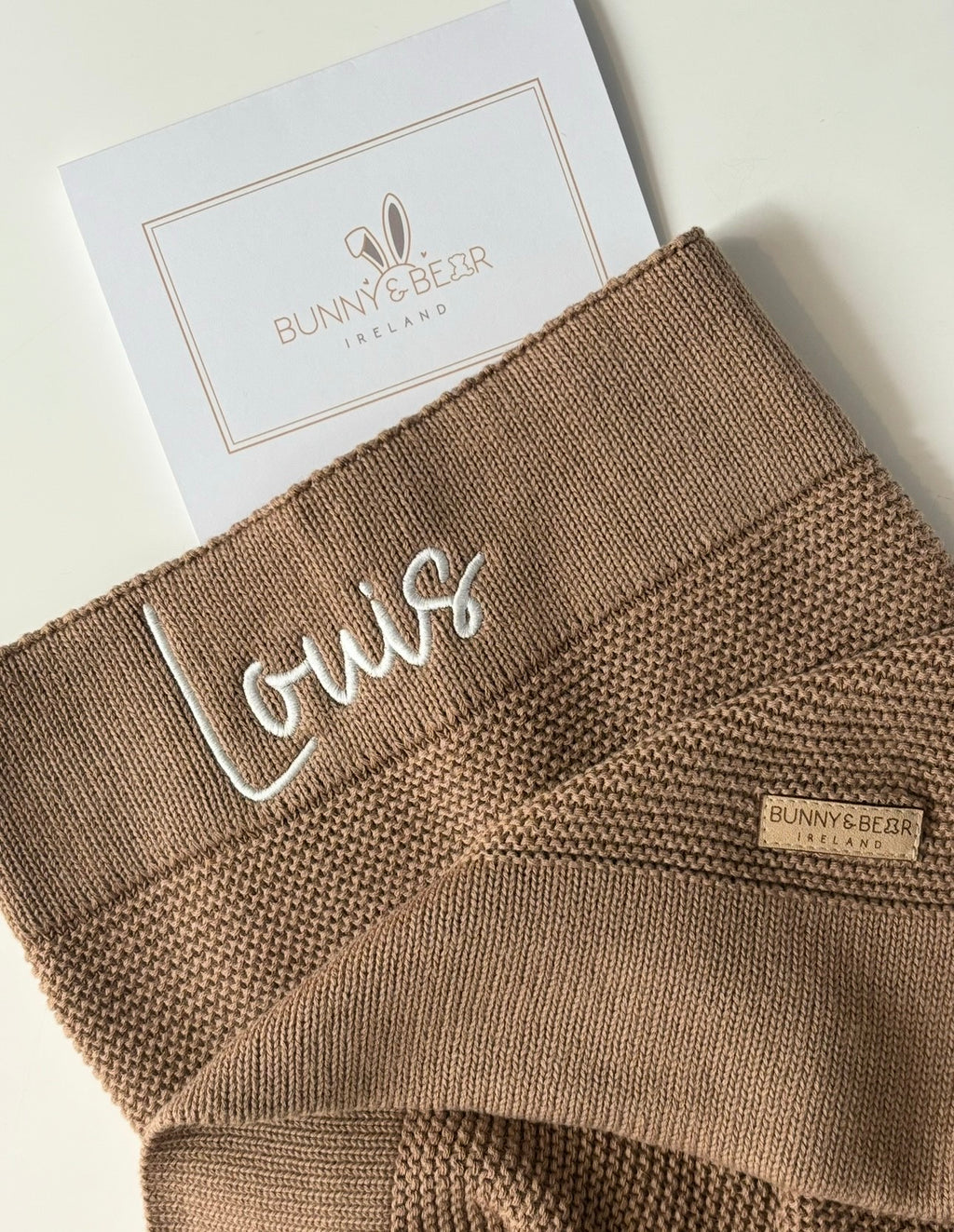 Teddy Brown Personalised Blanket