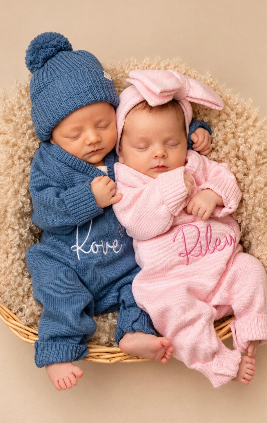 Twin Wrap Rompers (Coloured Option)
