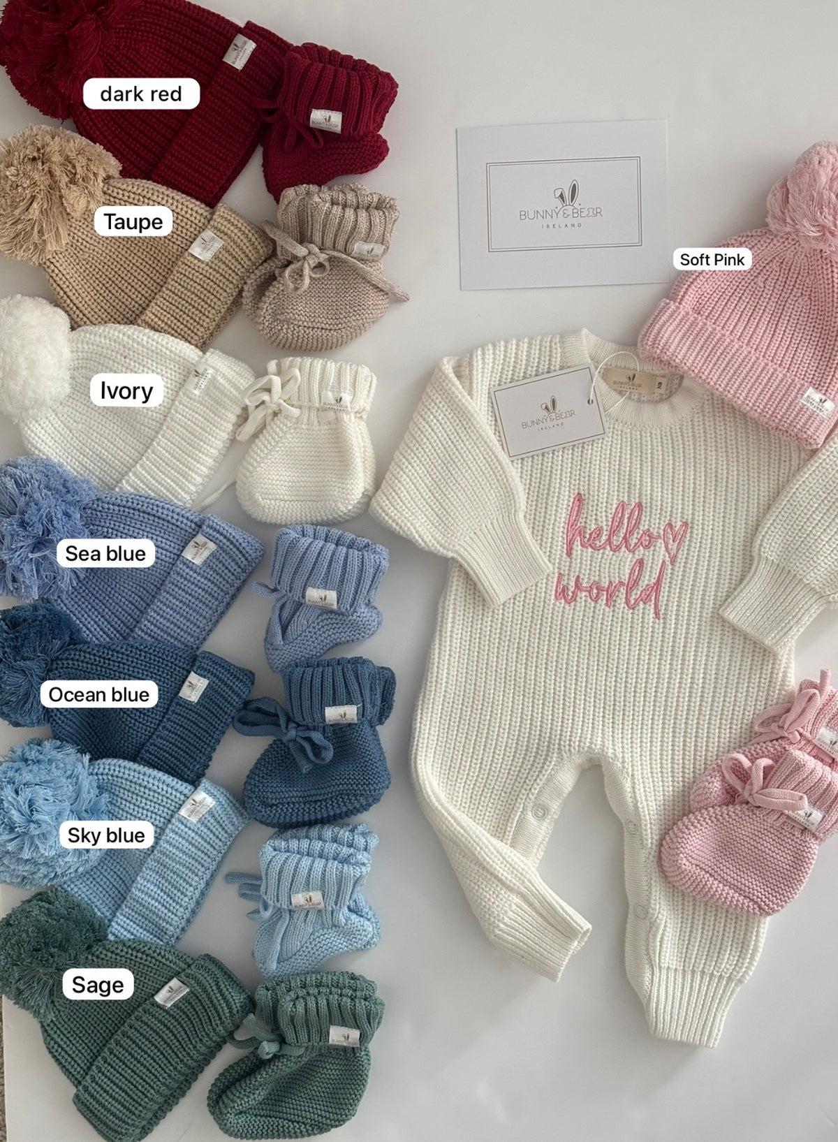 Create Your Own Winter Onesie Bundle (Romper, Hat & Booties)