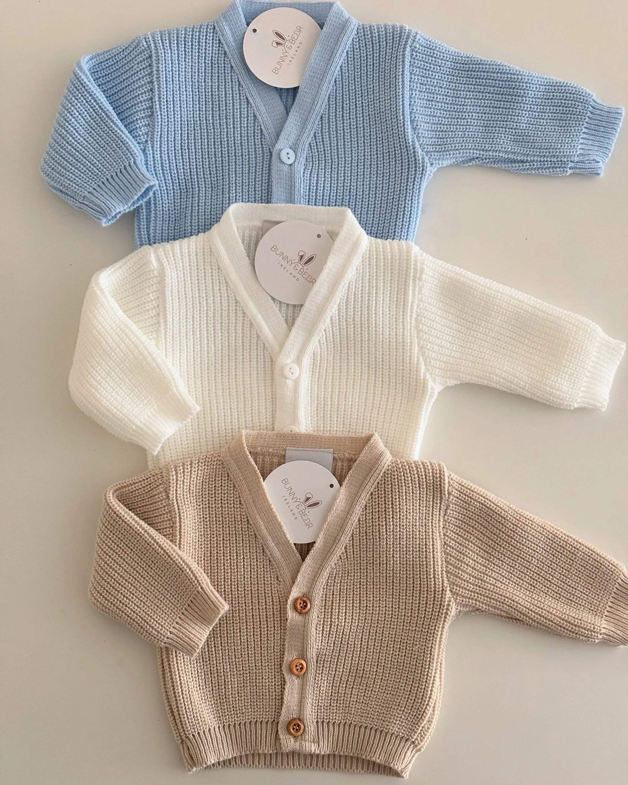 Knit Cardigan (Colour Options & Personalisation Available)