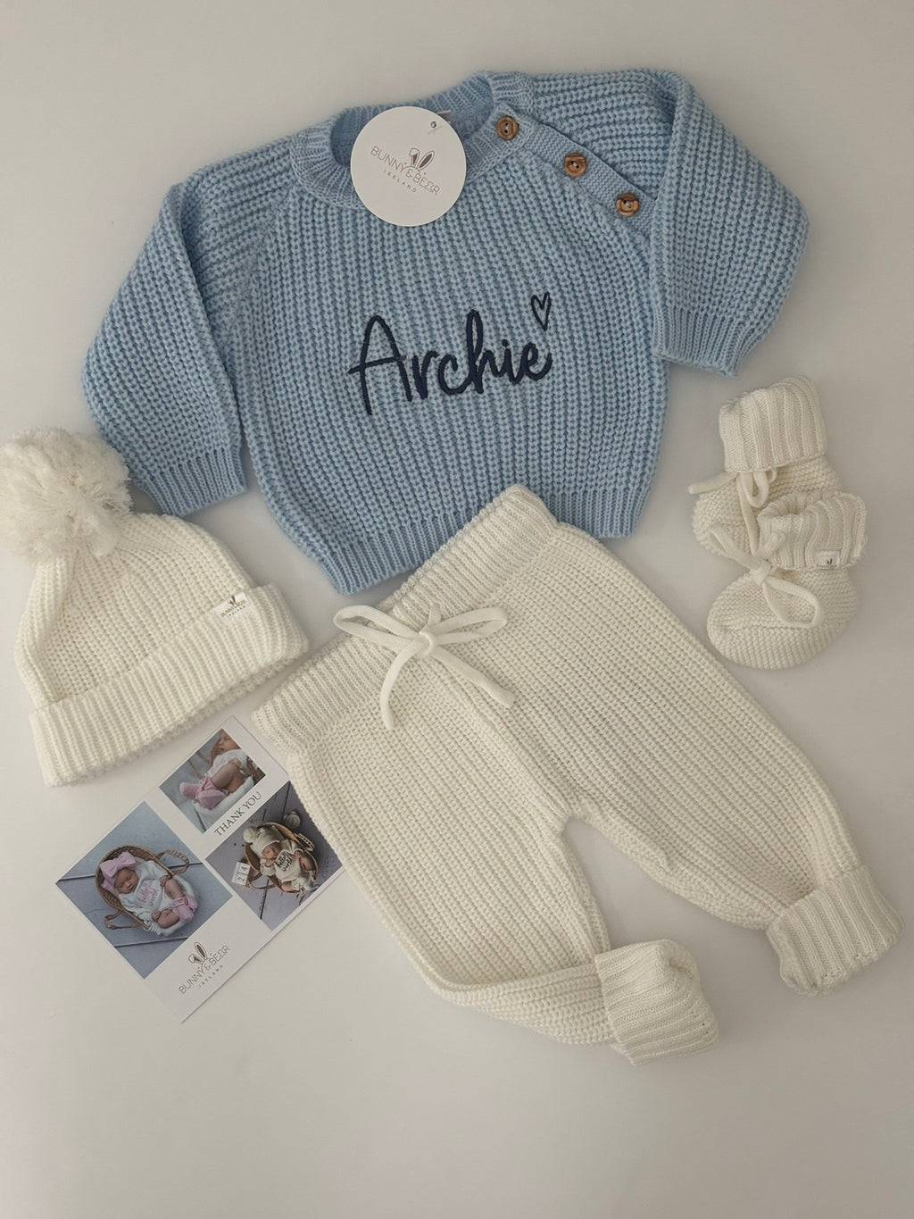 Personalised Jumper Bundle - Baby Blue