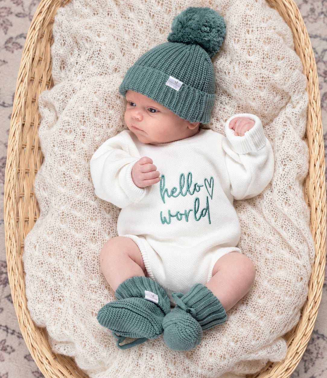 Sage Button Romper Bundle