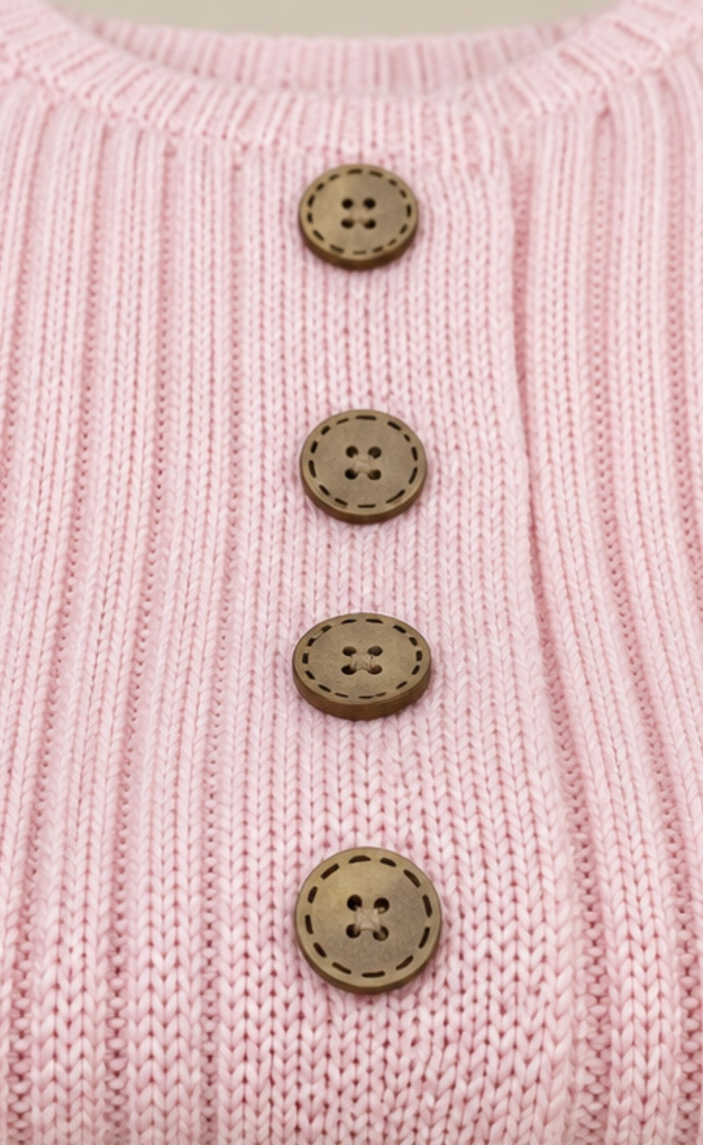The Clara Knit Ribbed Romper (Soft Pink)