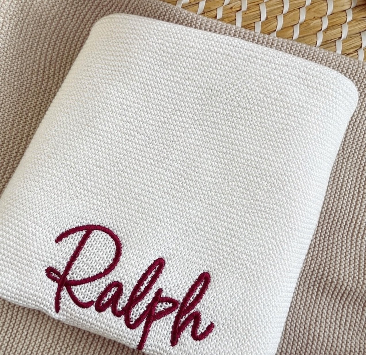 Festive Baby Blanket (Personalisation available)