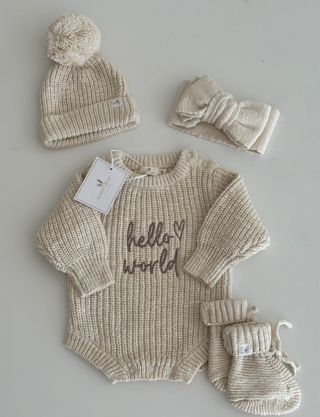 Gender Reveal Romper Set (Colour Options Available)