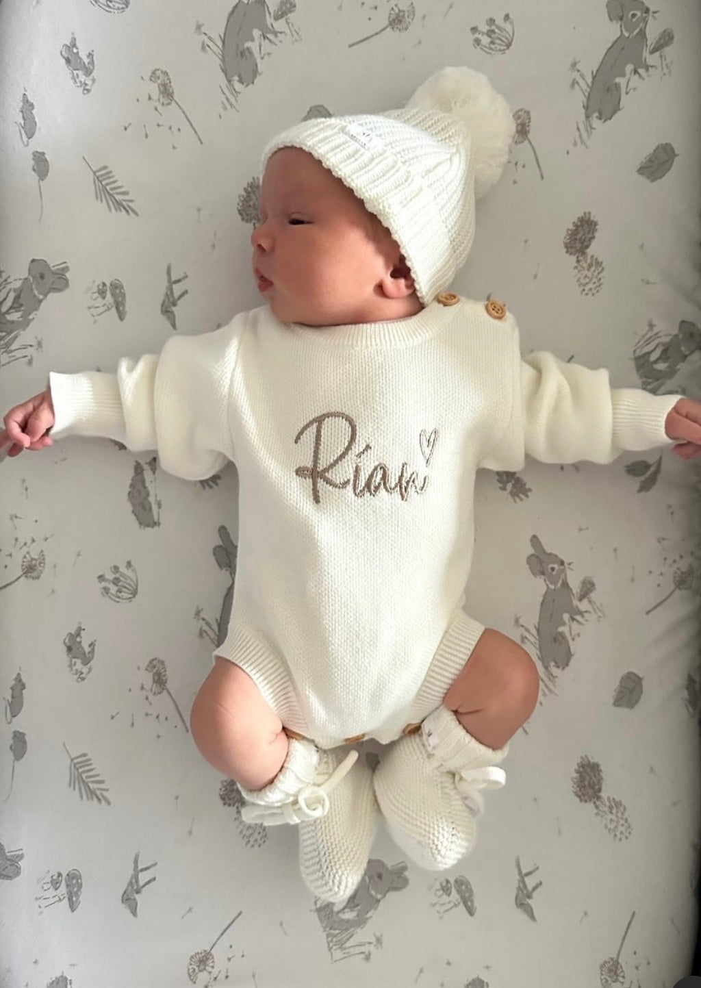 Button Romper Bundle (Colour Options & Personalisation Available)