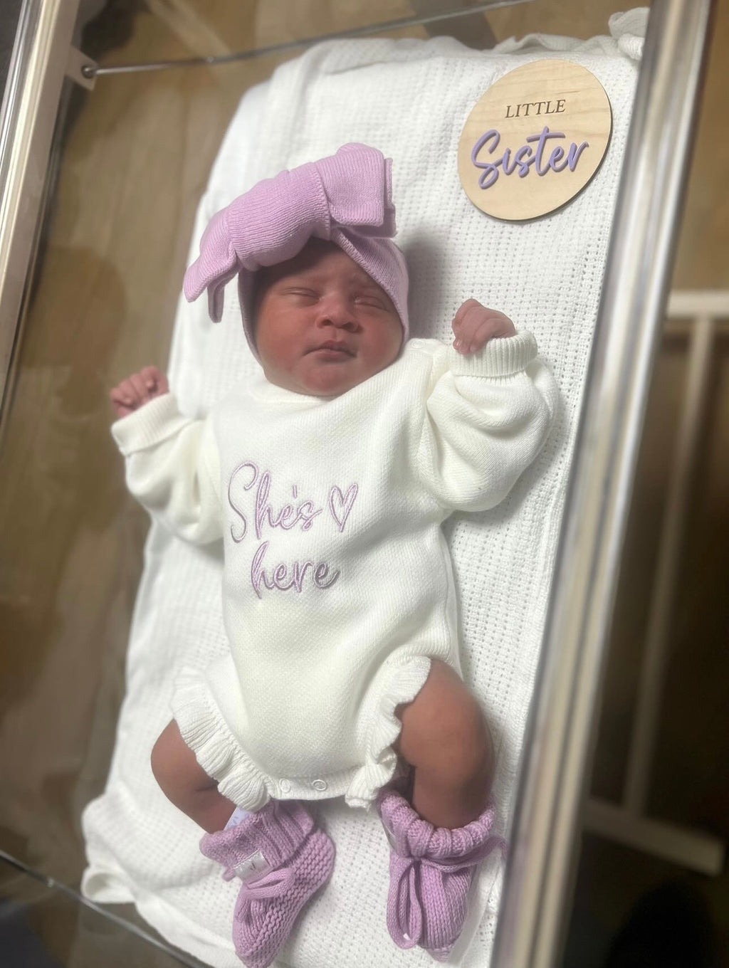 Orchid Frill Romper Bundle (Personalisation Available)