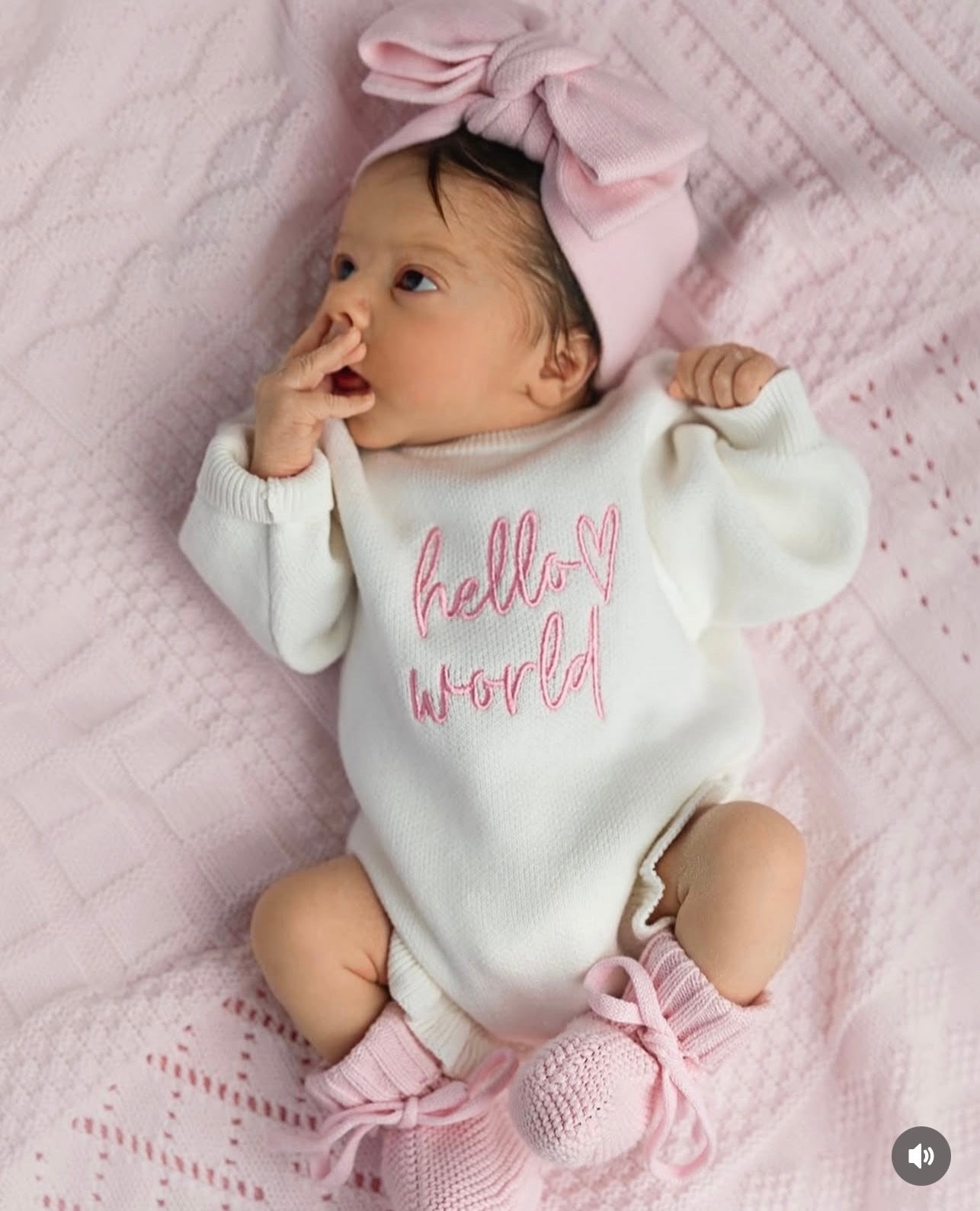 Soft Pink Frill Romper Bundle (Personalisation Available)