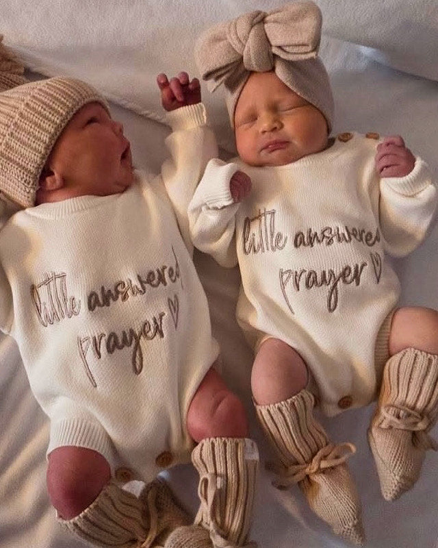 Taupe Twin Romper Bundle (Personalisation Available)