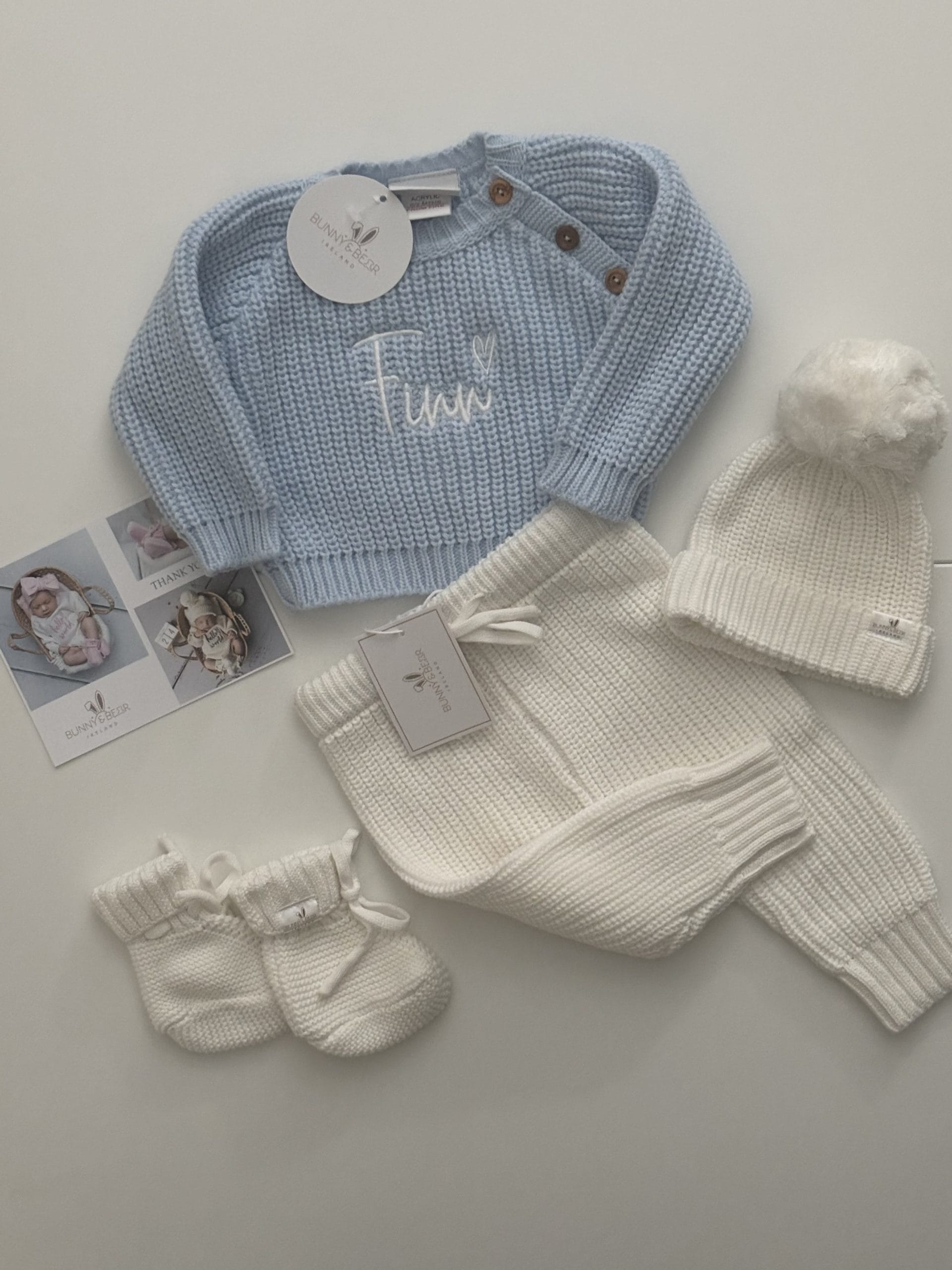 Personalised Jumper Bundle - Baby Blue