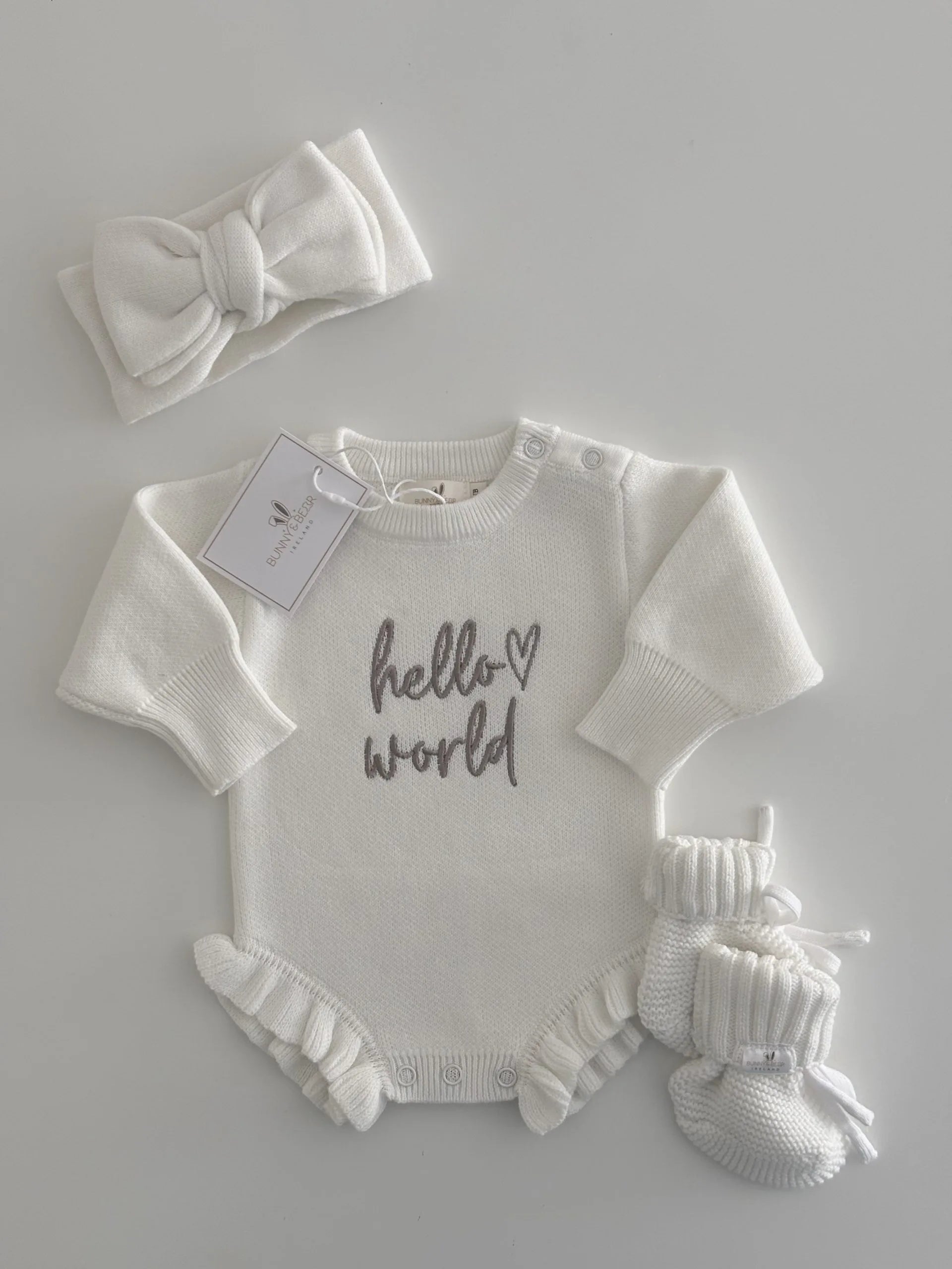 Ivory Frill Romper Bundle (Personalisation Available)