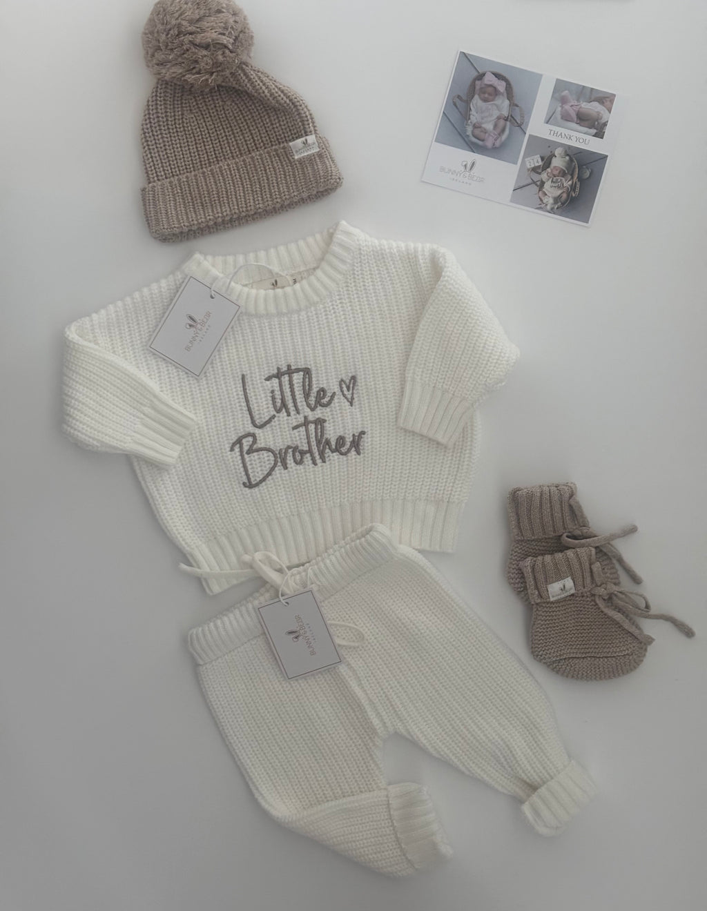 Jumper & Pom-Pom Hat Bundle (Colour Options & Personalisation Available)
