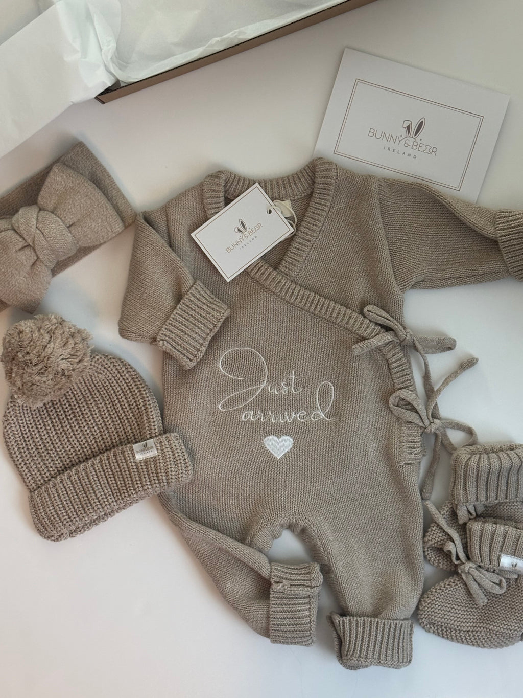 Twin Wrap Rompers (Neutral Option)