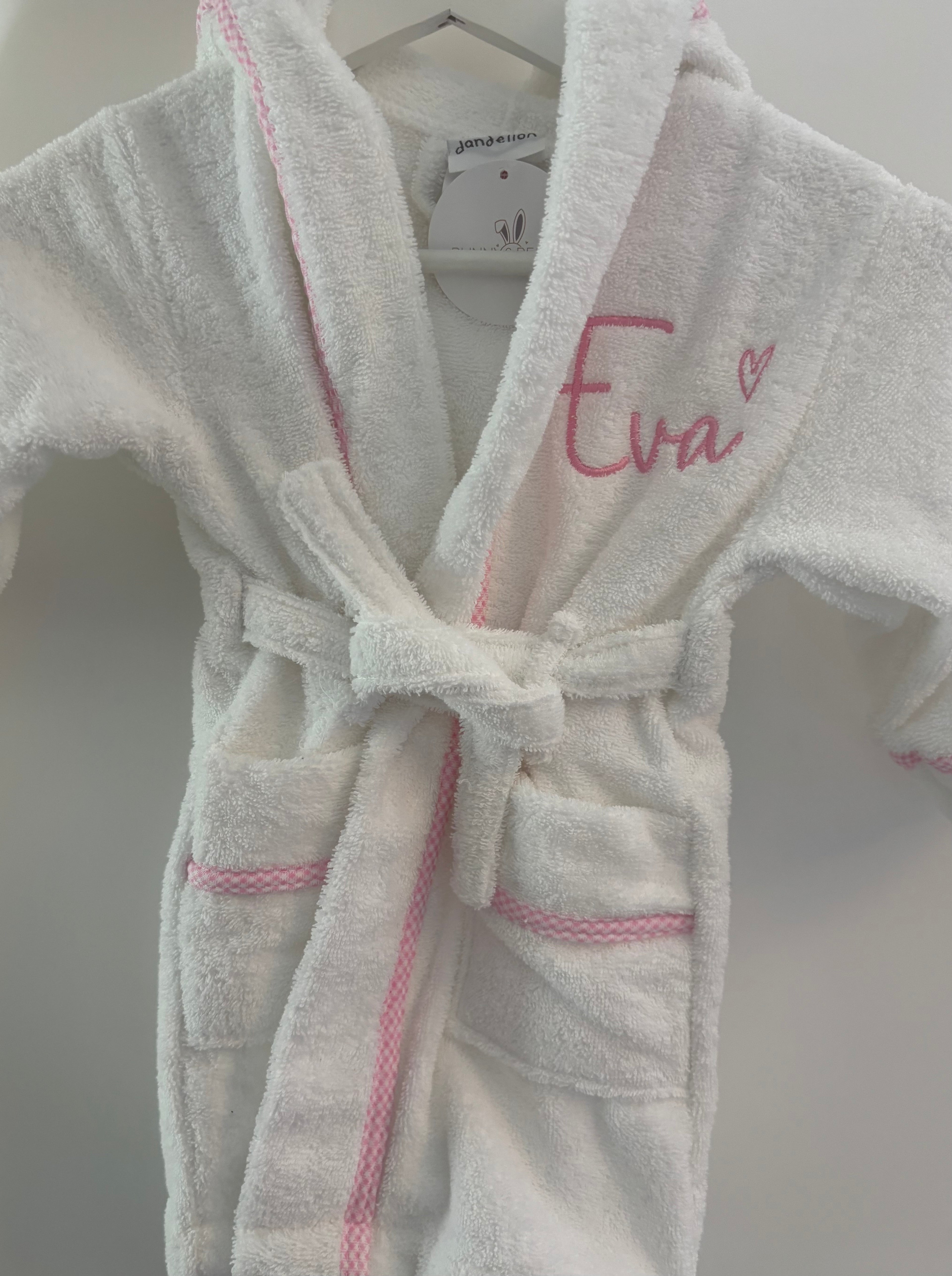 Personalised Toddler Bathrobe (2 Colour Options)