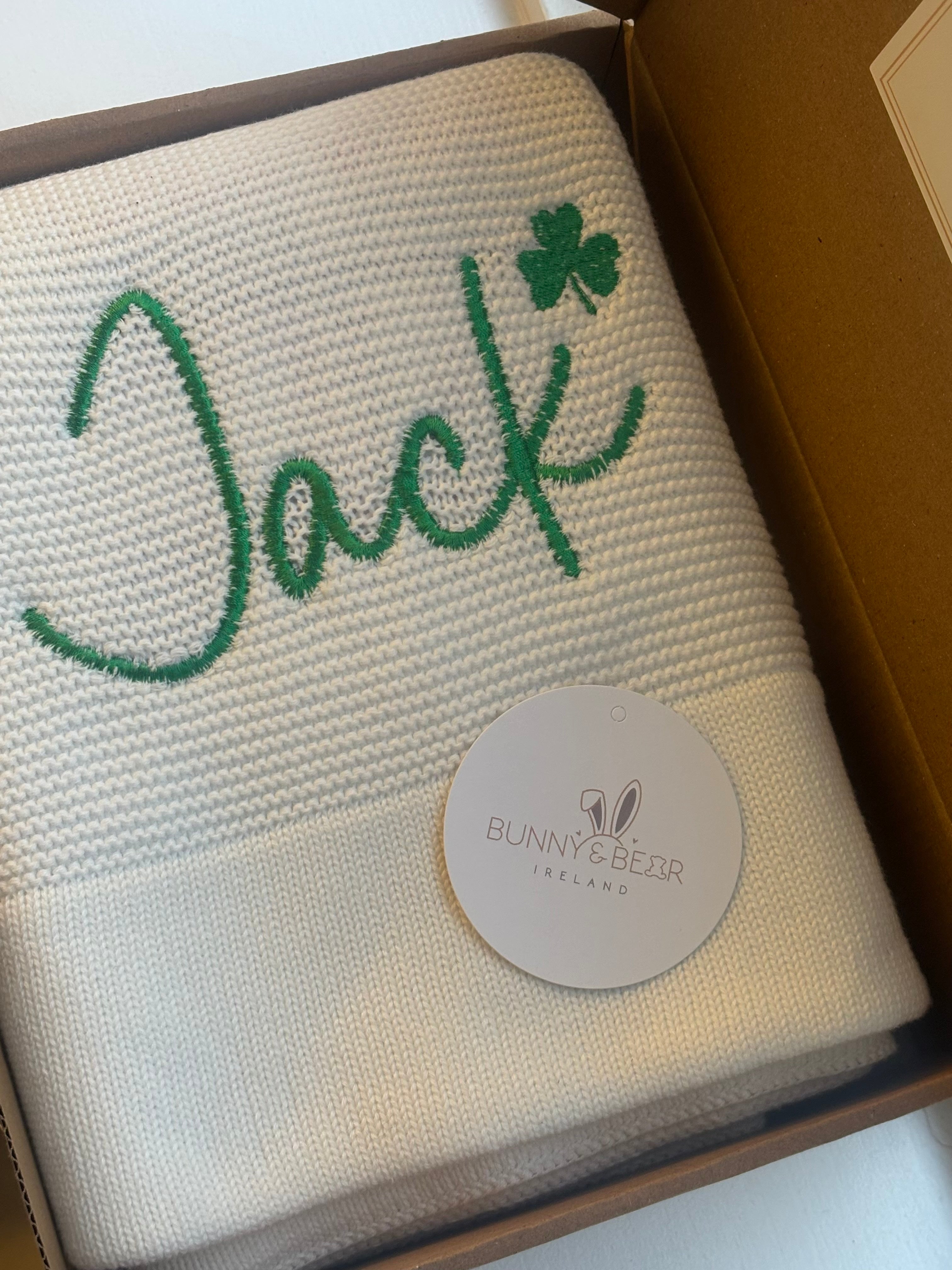 Irish Baby Blanket (Option to Personalise)