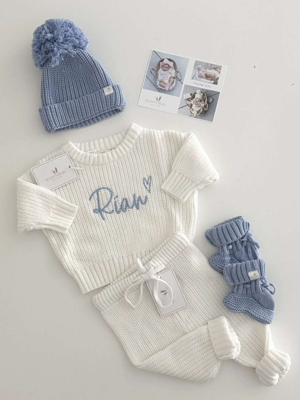 Jumper & Pom-Pom Hat Bundle (Colour Options & Personalisation Available)