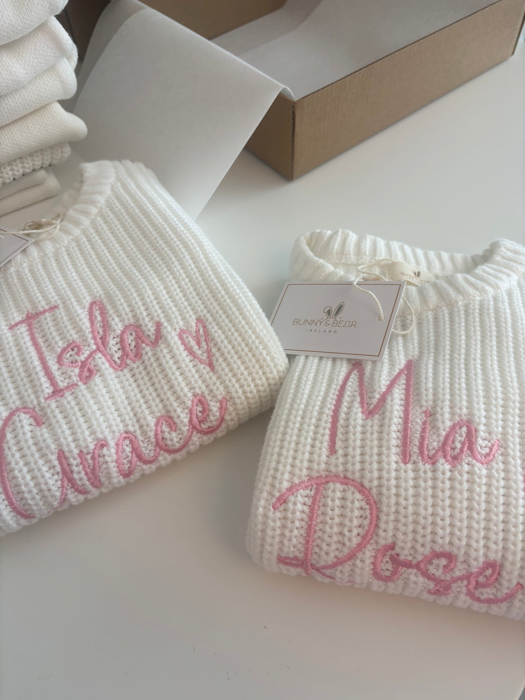 Chunky Knit Personalised Jumper