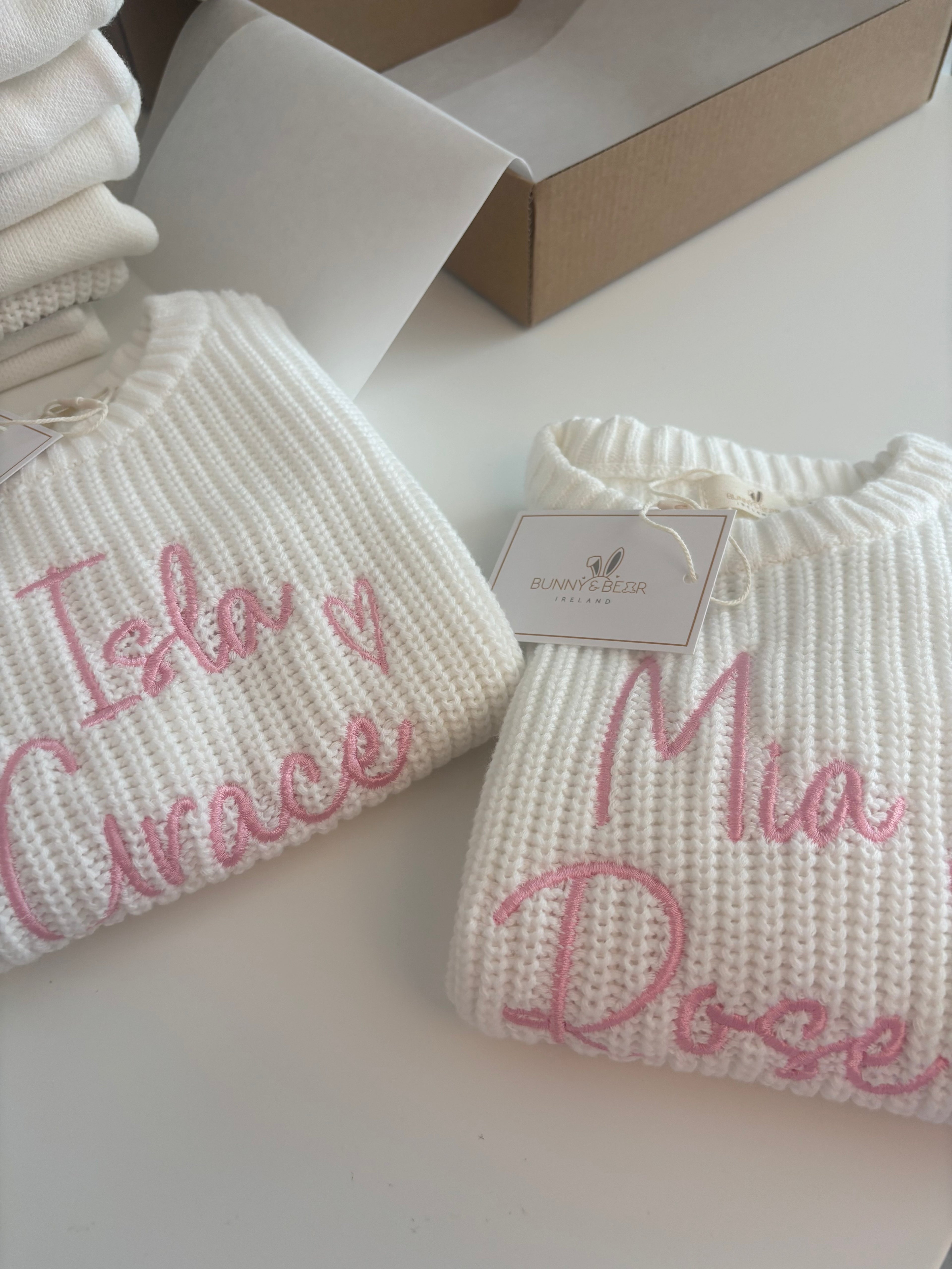 Chunky Knit Personalised Jumper