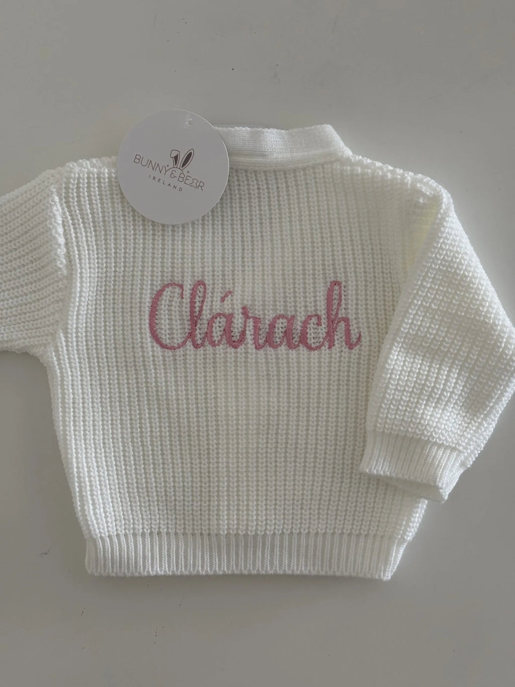 Knit Cardigan (Colour Options & Personalisation Available)