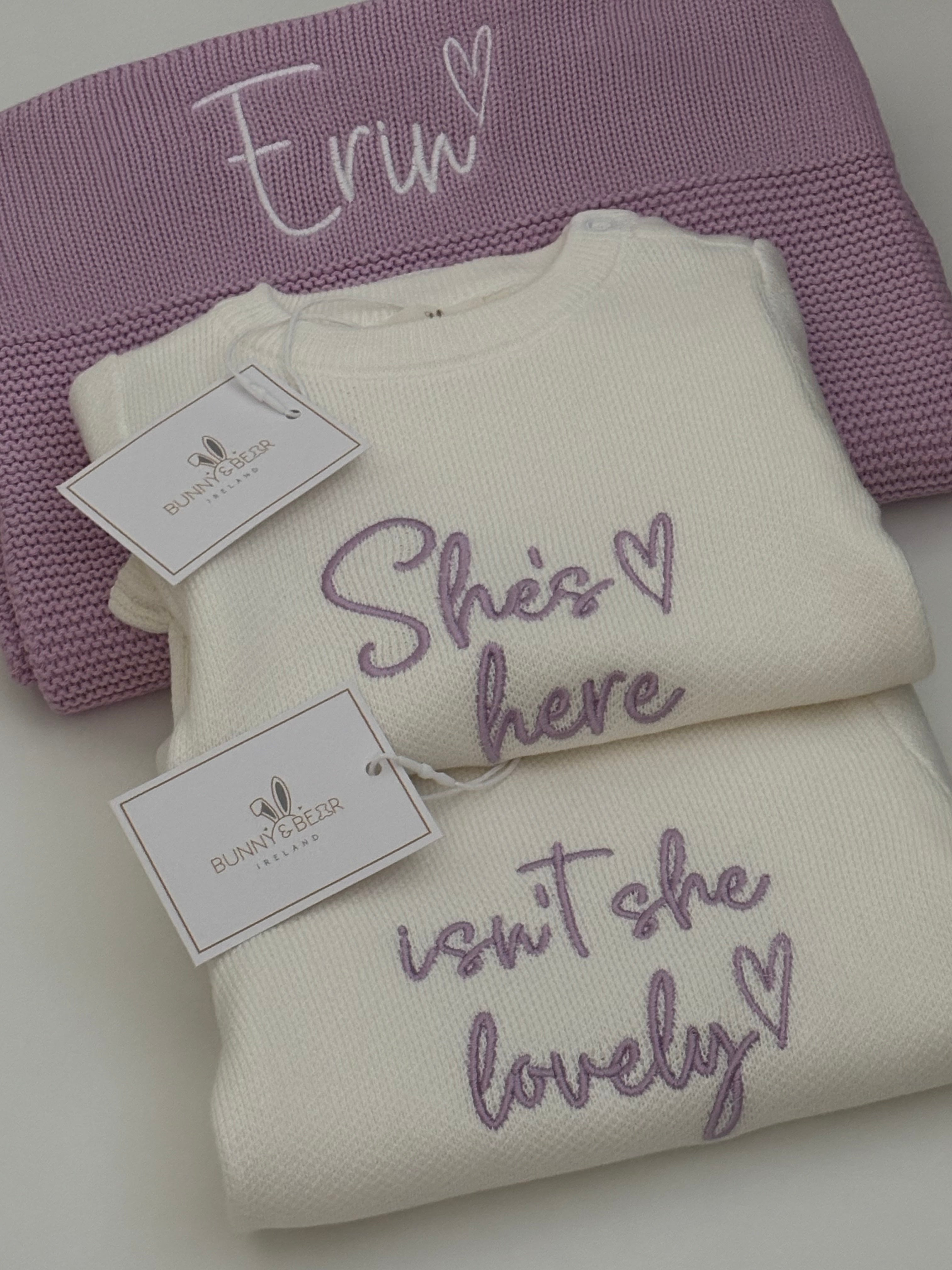 Orchid Frill Romper Bundle (Personalisation Available)