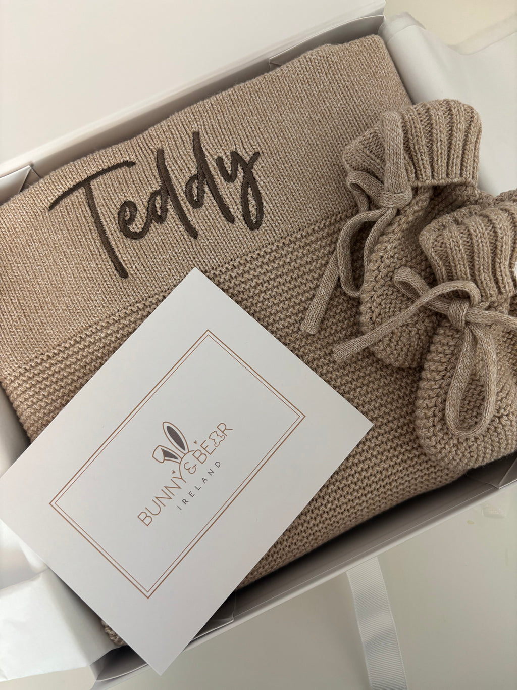 Personalised Blanket - Taupe