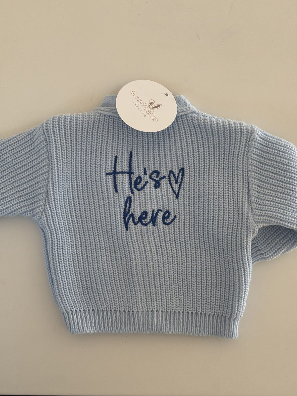 Knit Cardigan (Colour Options & Personalisation Available)