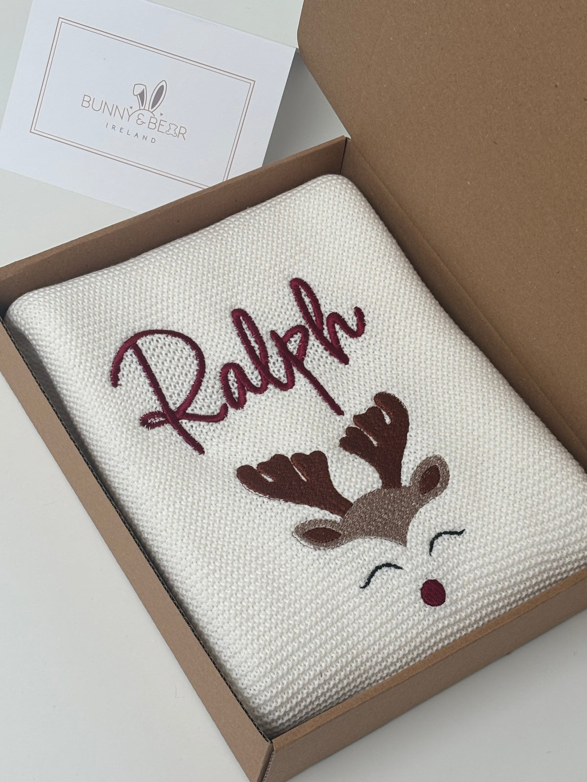 Festive Baby Blanket (Personalisation available)