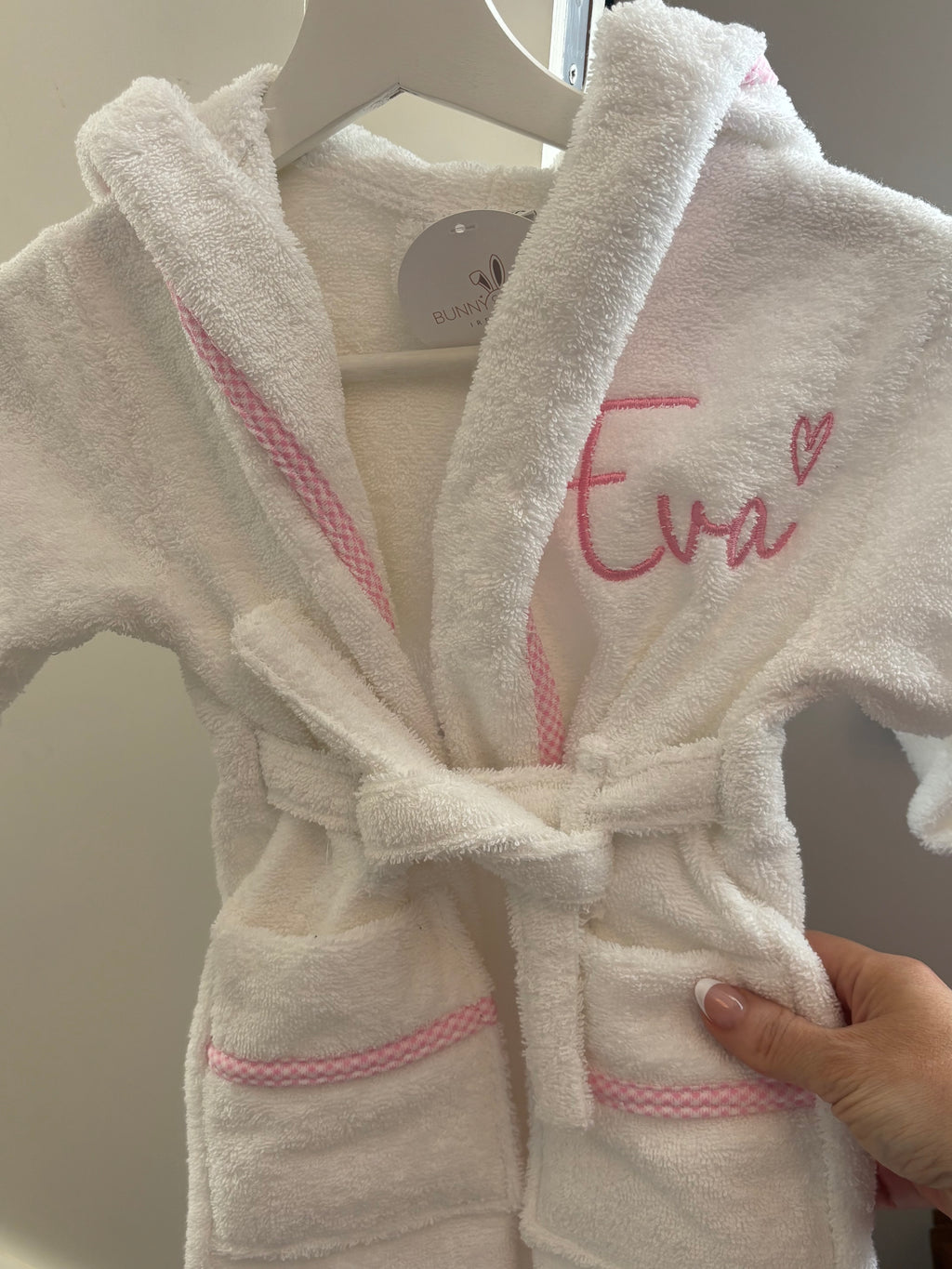 Personalised Toddler Bathrobe (2 Colour Options)