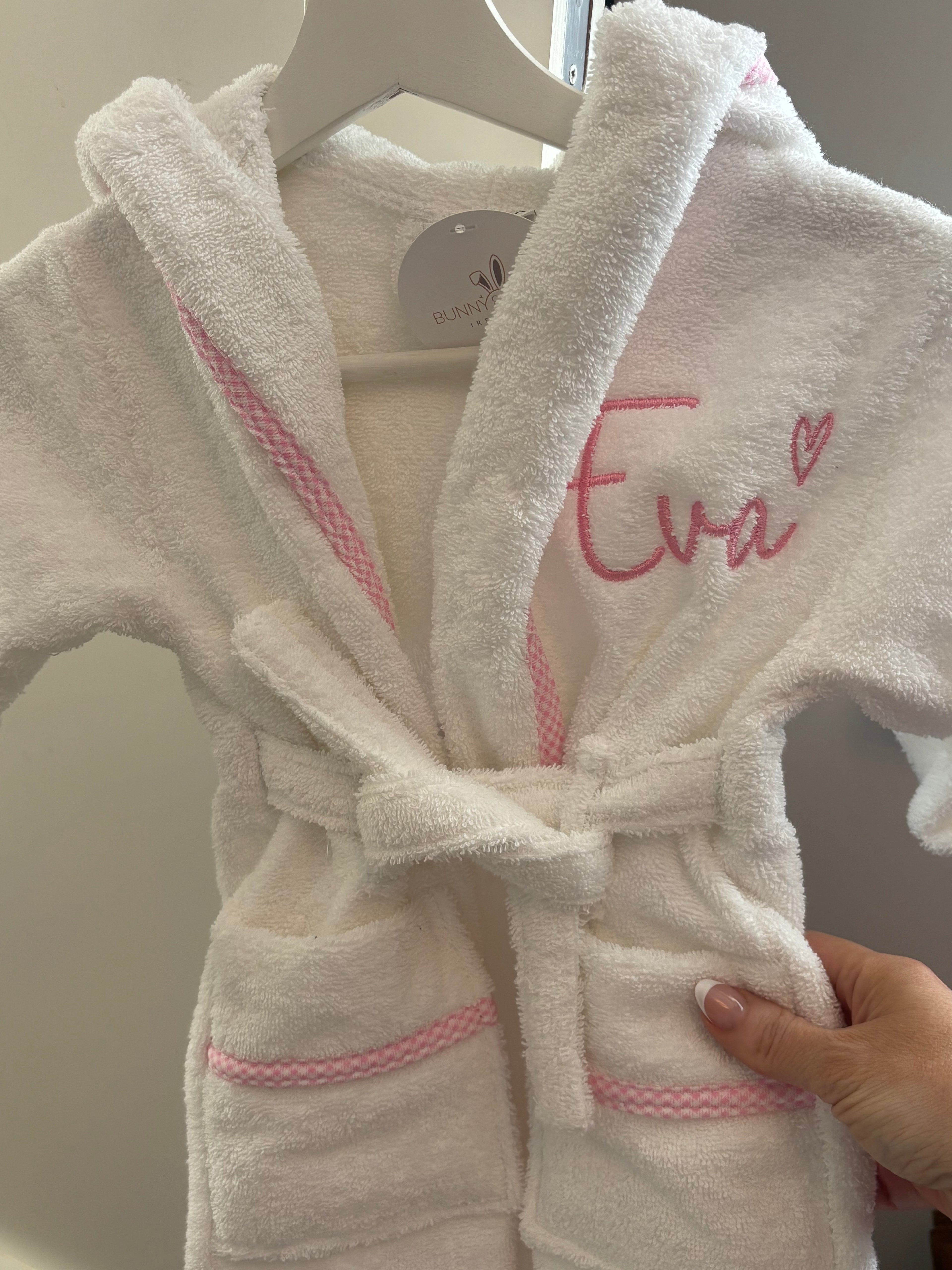 Personalised Toddler Bathrobe (2 Colour Options)
