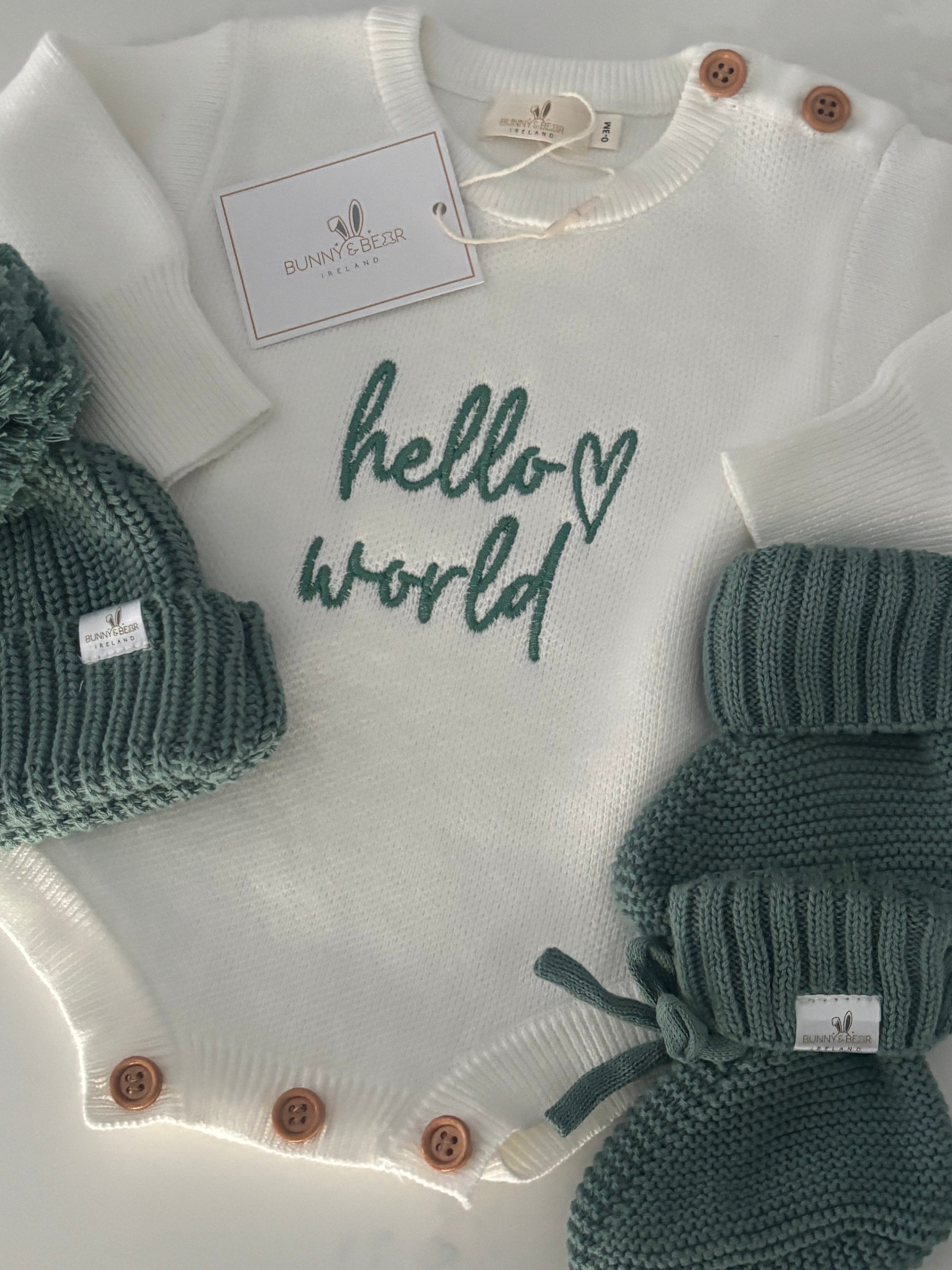 Sage Button Romper Bundle