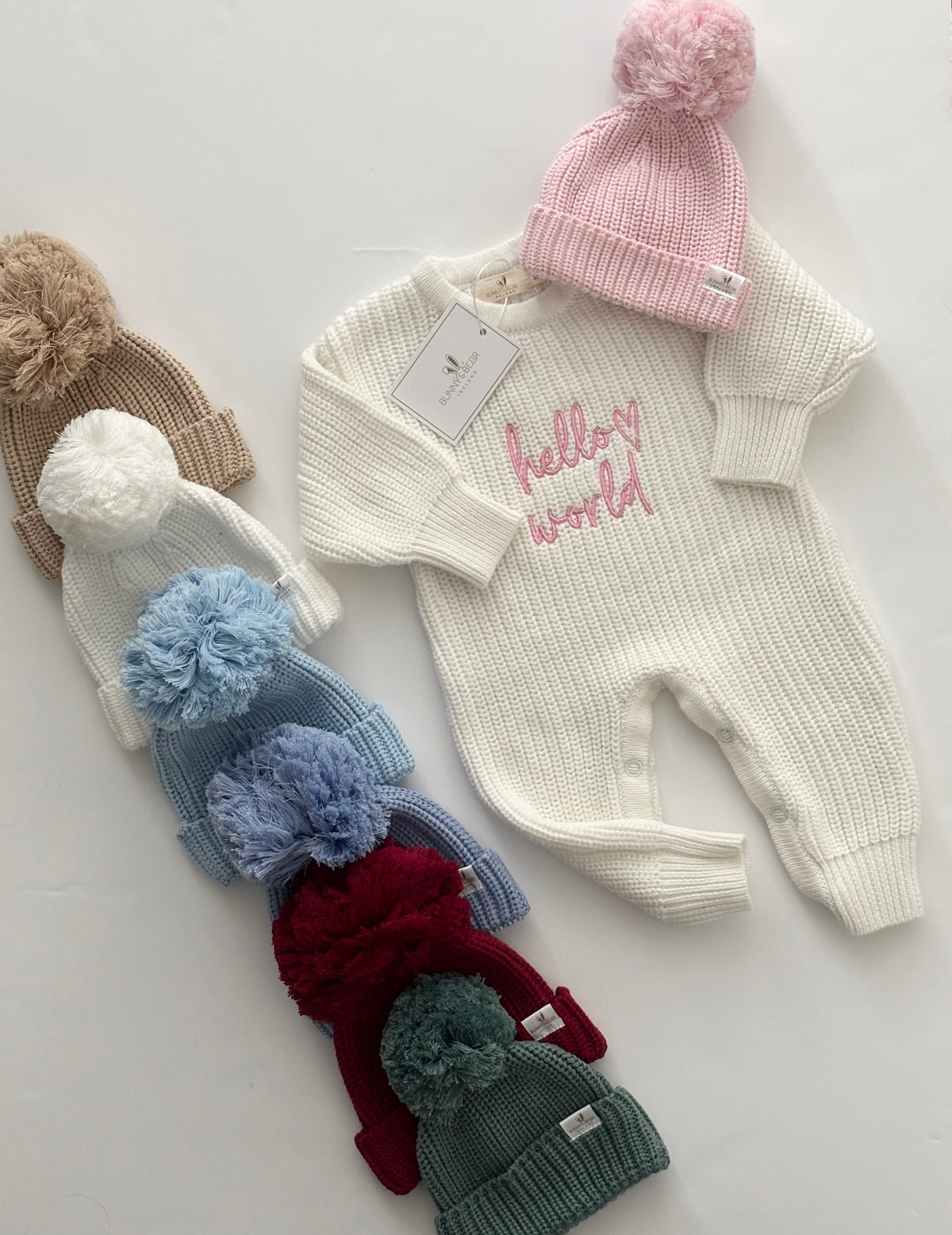 Create Your Own Winter Onesie Bundle (Romper, Hat & Booties)